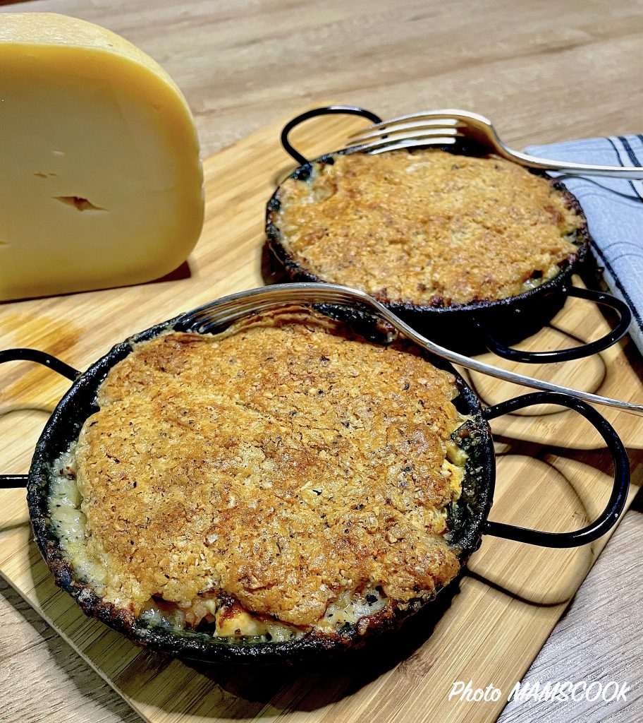 Poulet aux courgettes en croute de Tomme des Pyrénées IGP