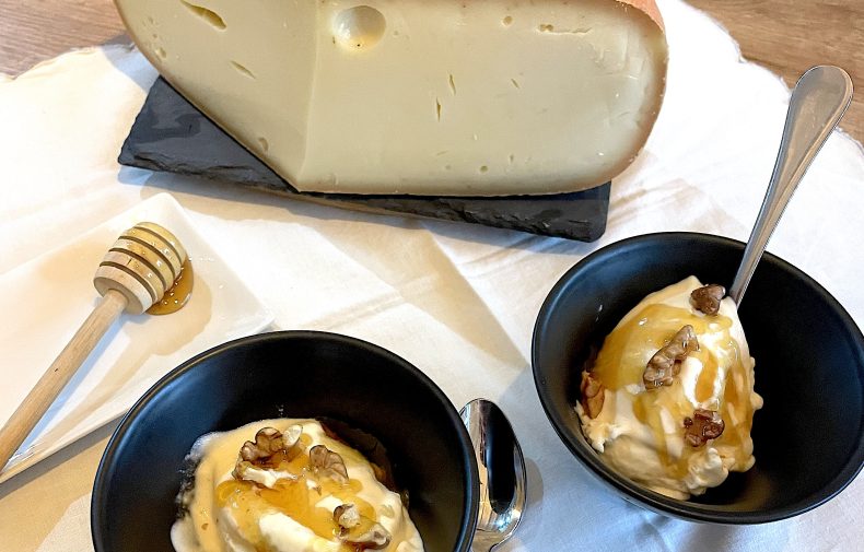 Glace à la Tomme des Pyrénées IGP