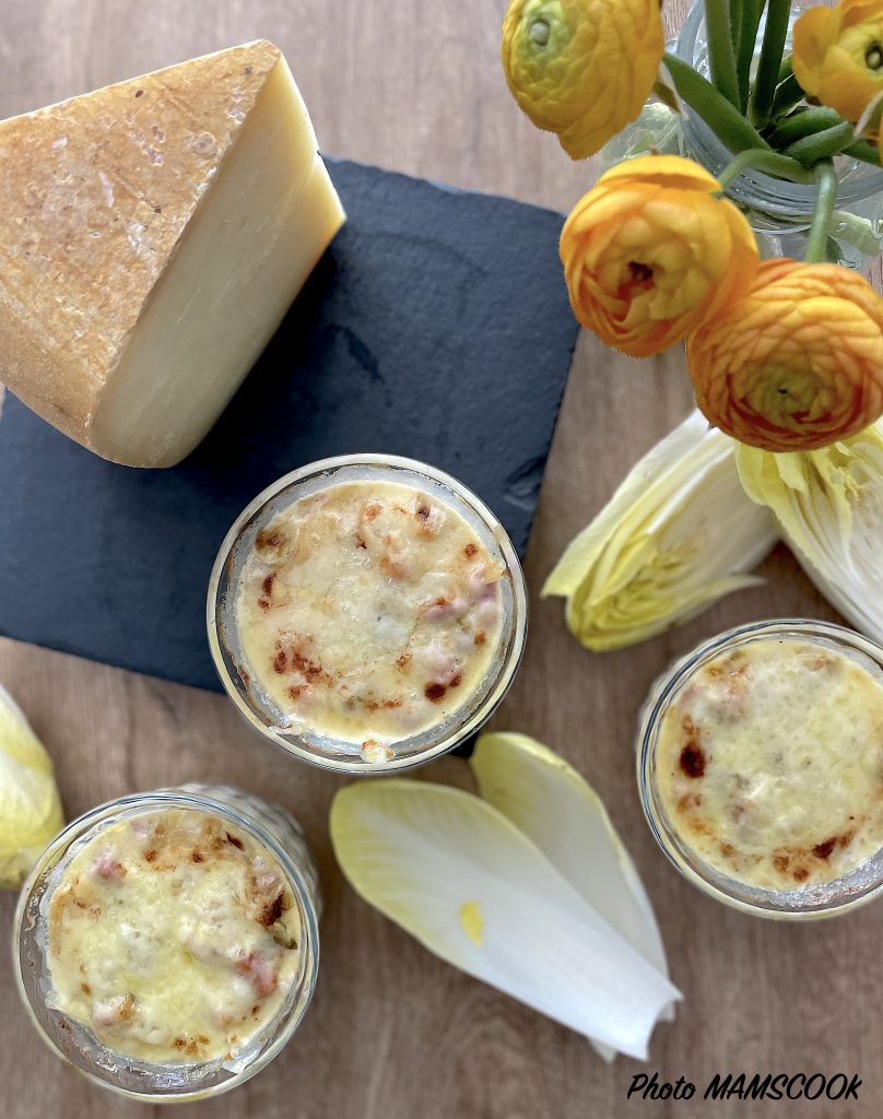 Gratin d’endives au jambon et à la Tomme des Pyrénées IGP